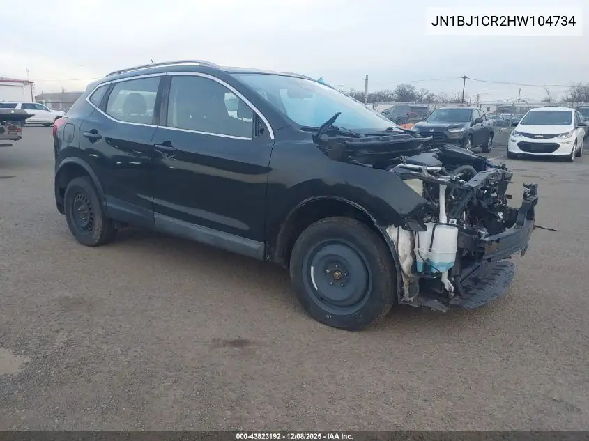JN1BJ1CR2HW104734 2017 Nissan Rogue Sport Sl