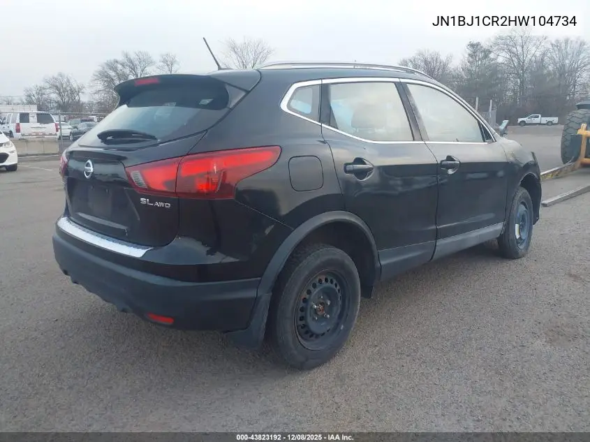 JN1BJ1CR2HW104734 2017 Nissan Rogue Sport Sl