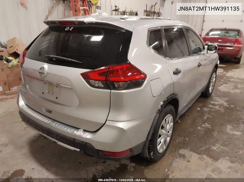 JN8AT2MT1HW391135 2017 Nissan Rogue S