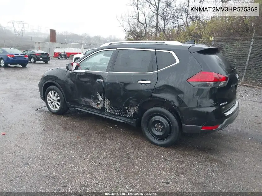 KNMAT2MV3HP575368 2017 Nissan Rogue Sv