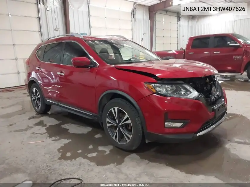 JN8AT2MT3HW407626 2017 Nissan Rogue Sl