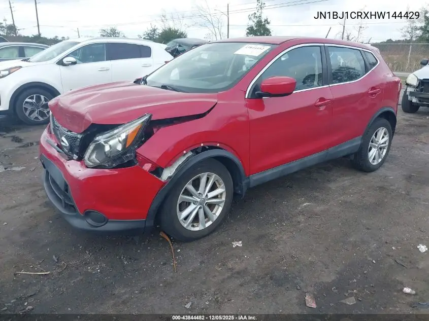 JN1BJ1CRXHW144429 2017 Nissan Rogue Sport S