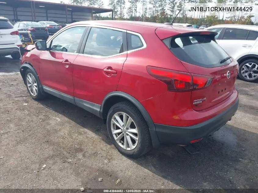 JN1BJ1CRXHW144429 2017 Nissan Rogue Sport S