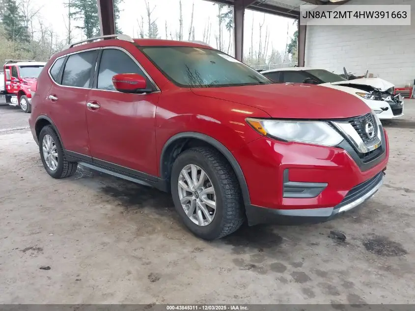 JN8AT2MT4HW391663 2017 Nissan Rogue Sv