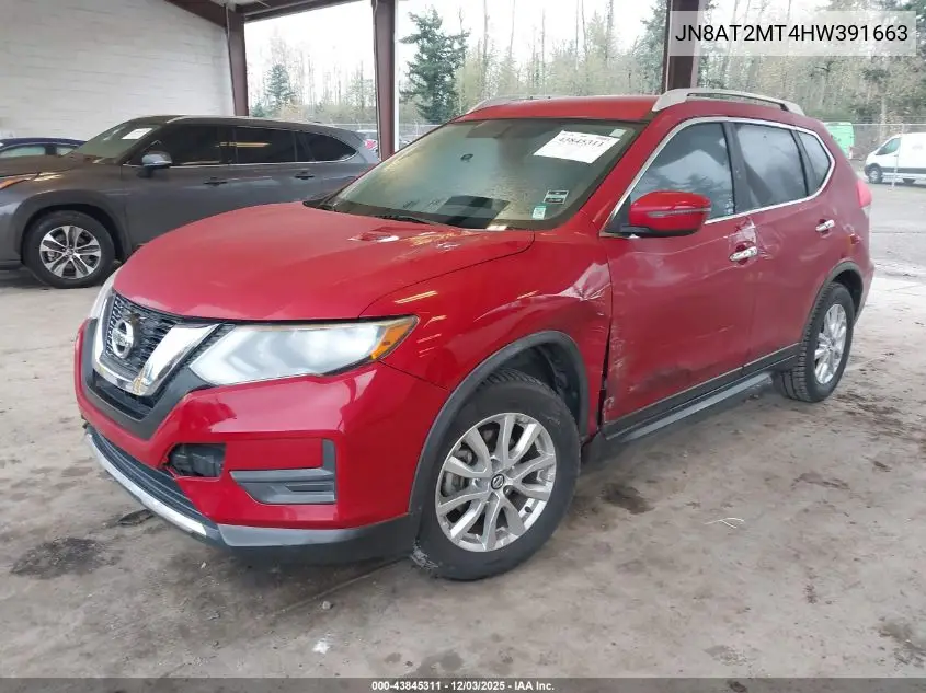JN8AT2MT4HW391663 2017 Nissan Rogue Sv