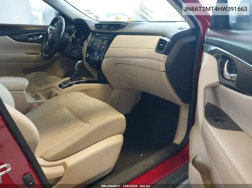 JN8AT2MT4HW391663 2017 Nissan Rogue Sv