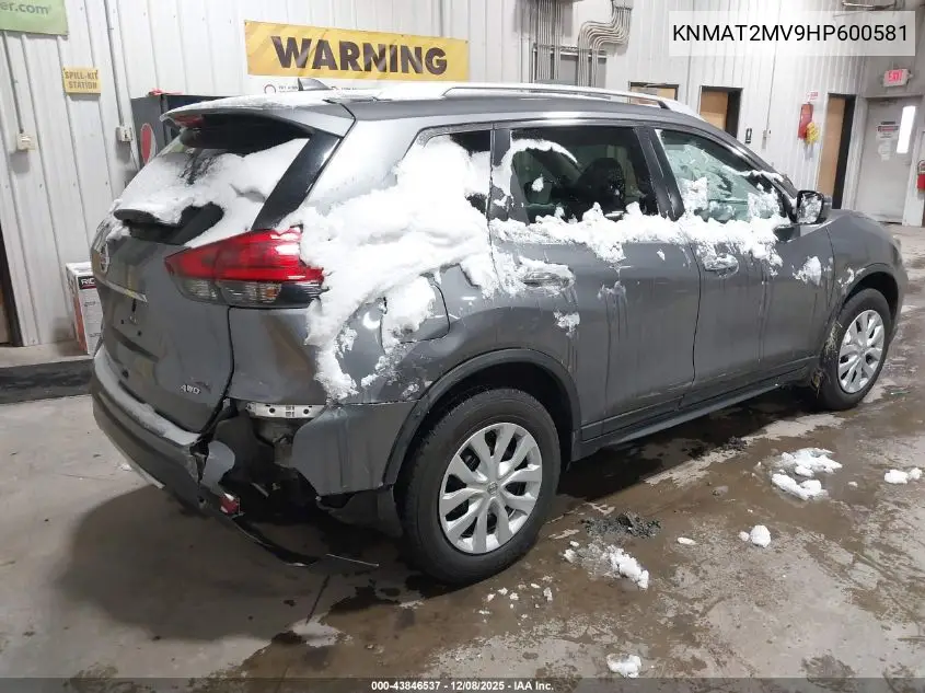 KNMAT2MV9HP600581 2017 Nissan Rogue S
