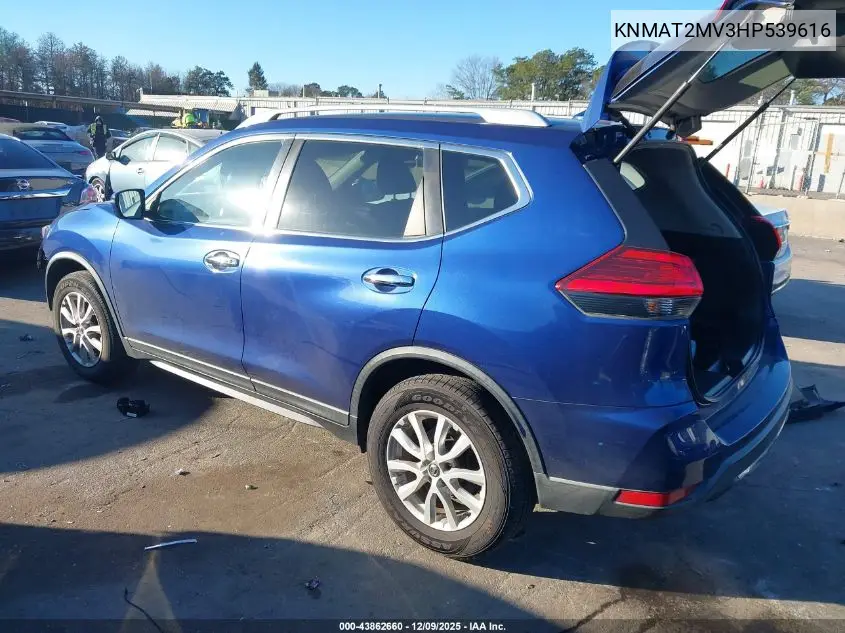 KNMAT2MV3HP539616 2017 Nissan Rogue Sv