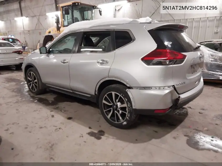 5N1AT2MV2HC814296 2017 Nissan Rogue Sl
