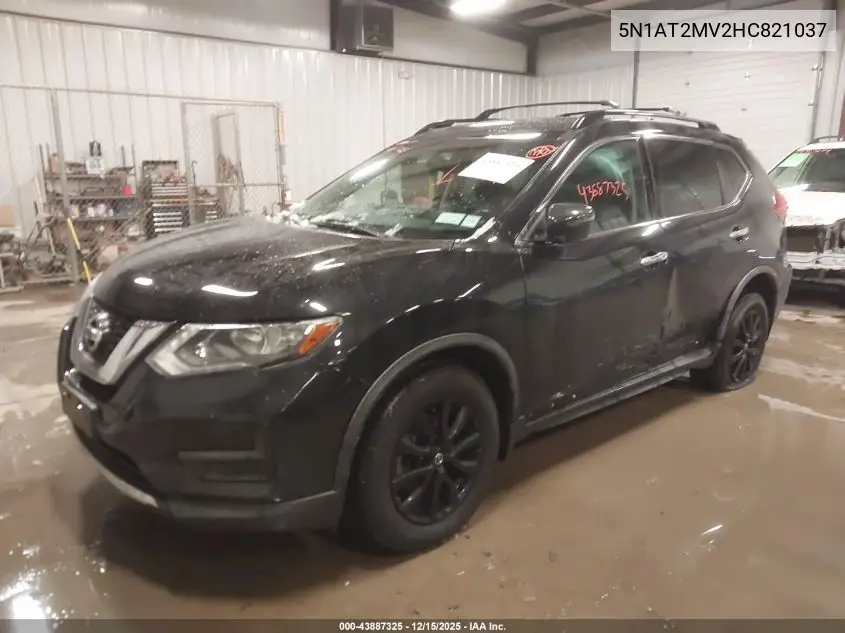 5N1AT2MV2HC821037 2017 Nissan Rogue Sv