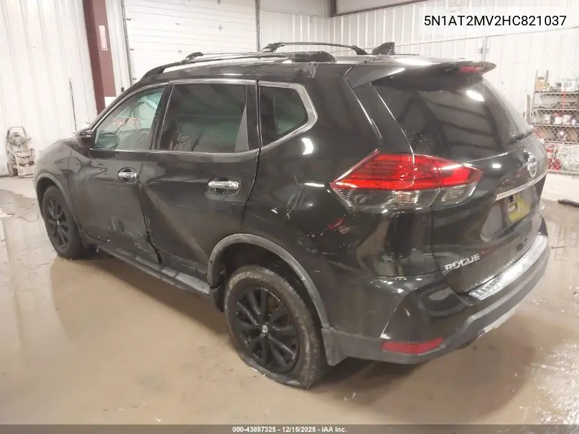 5N1AT2MV2HC821037 2017 Nissan Rogue Sv