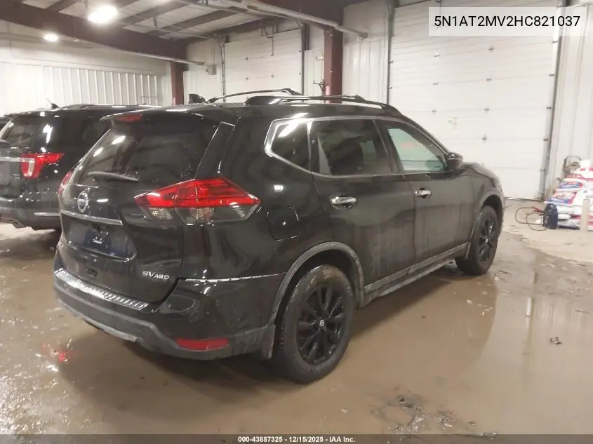 5N1AT2MV2HC821037 2017 Nissan Rogue Sv
