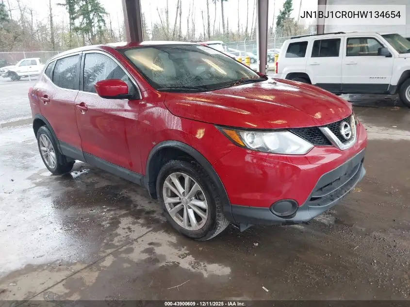 JN1BJ1CR0HW134654 2017 Nissan Rogue Sport S
