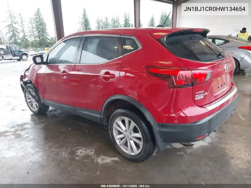 JN1BJ1CR0HW134654 2017 Nissan Rogue Sport S