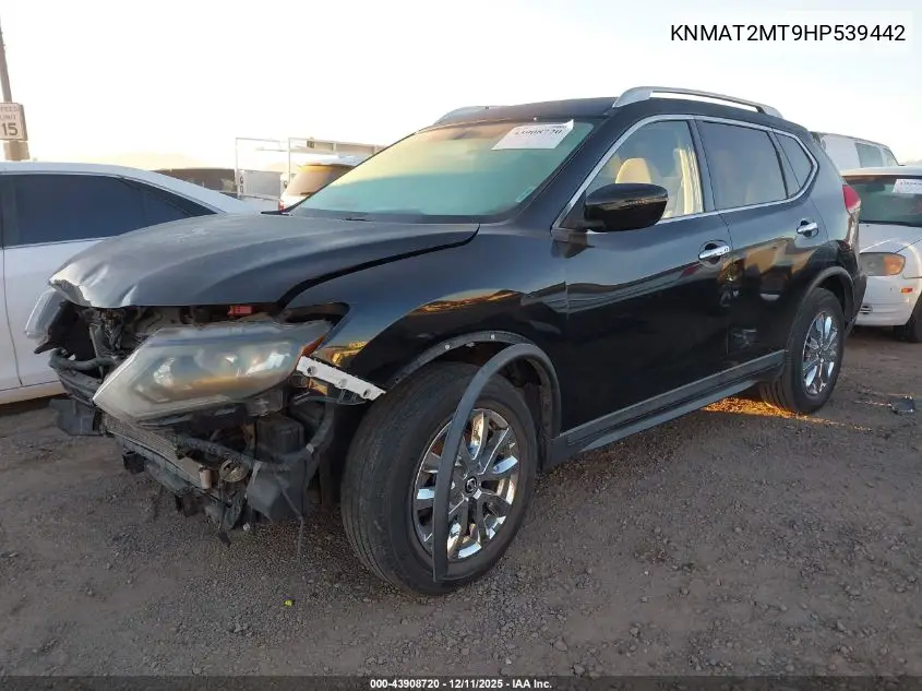 KNMAT2MT9HP539442 2017 Nissan Rogue Sv