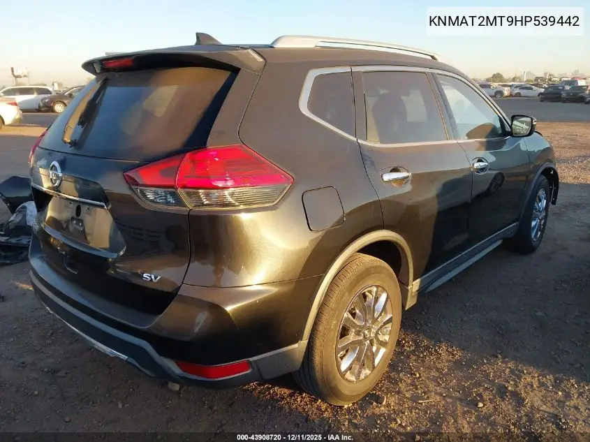 KNMAT2MT9HP539442 2017 Nissan Rogue Sv