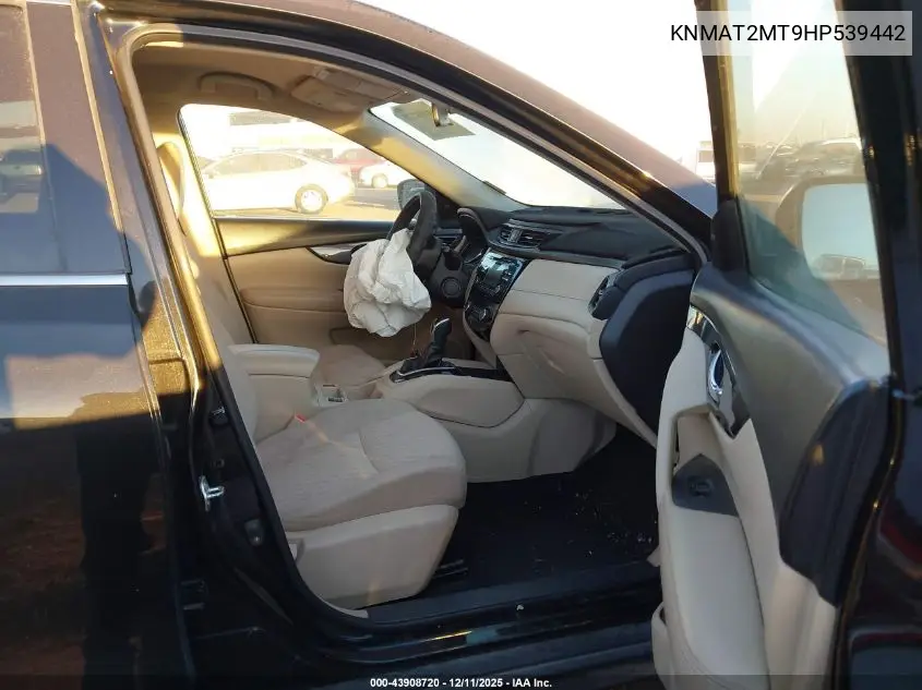 KNMAT2MT9HP539442 2017 Nissan Rogue Sv