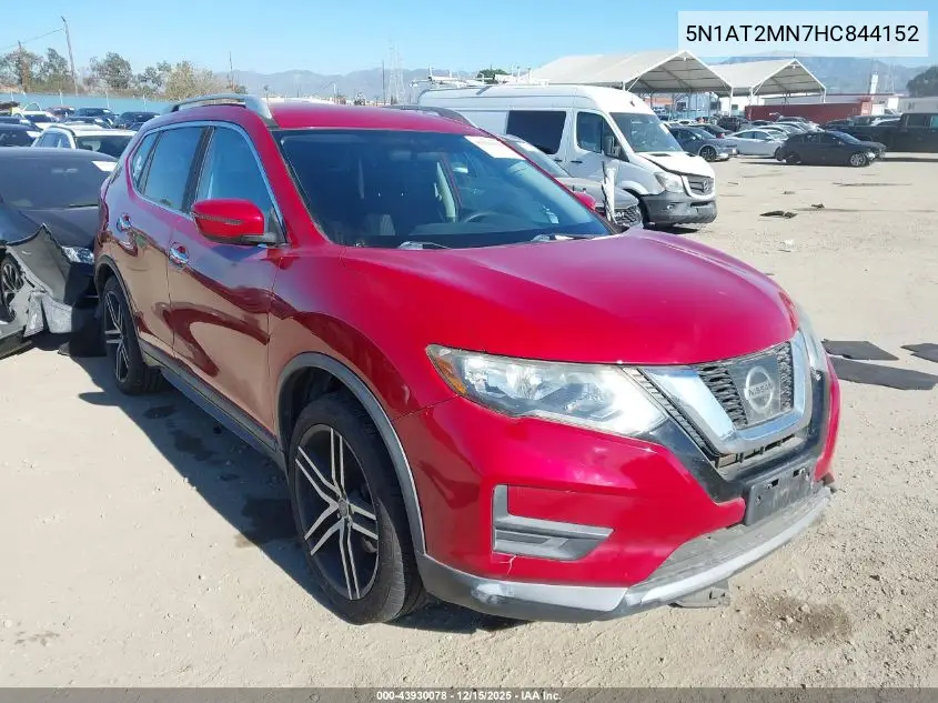 5N1AT2MN7HC844152 2017 Nissan Rogue S