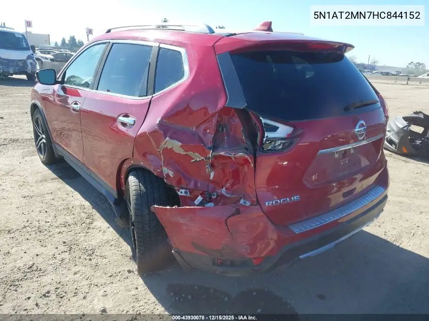 5N1AT2MN7HC844152 2017 Nissan Rogue S