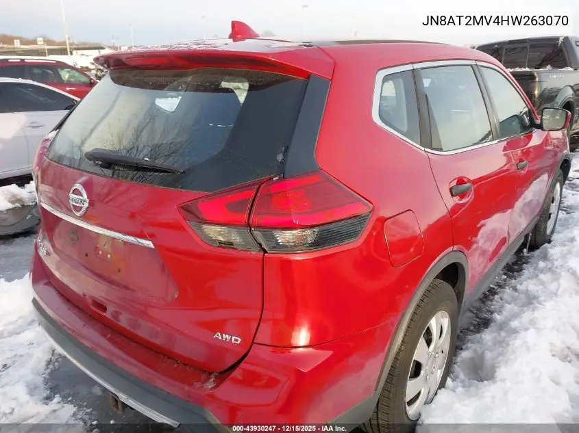 JN8AT2MV4HW263070 2017 Nissan Rogue S
