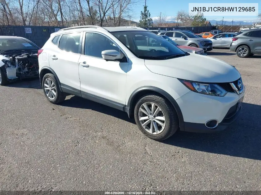 JN1BJ1CR8HW129685 2017 Nissan Rogue Sport Sv