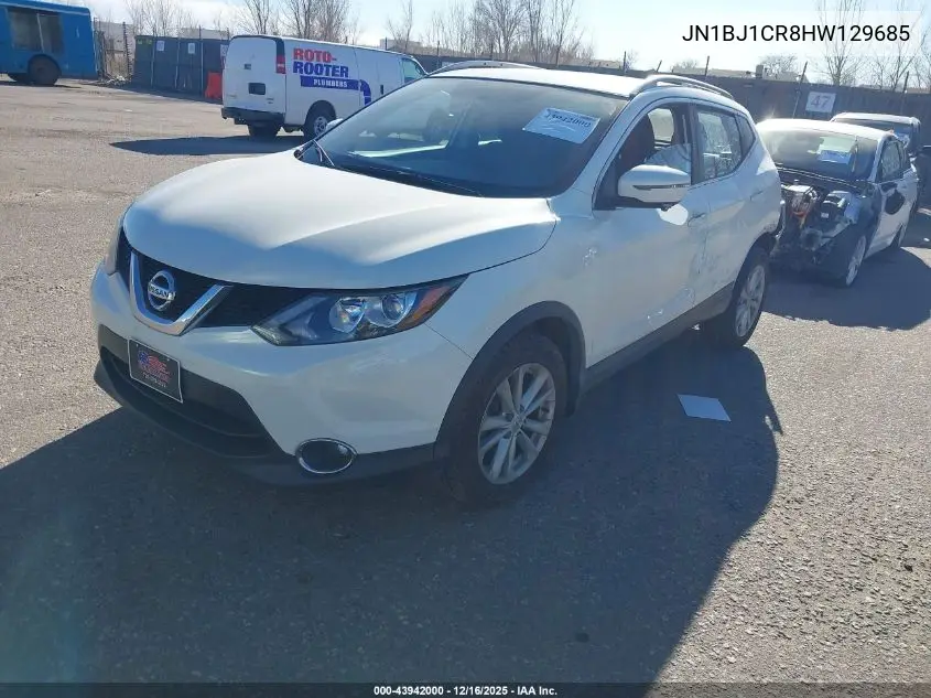 JN1BJ1CR8HW129685 2017 Nissan Rogue Sport Sv