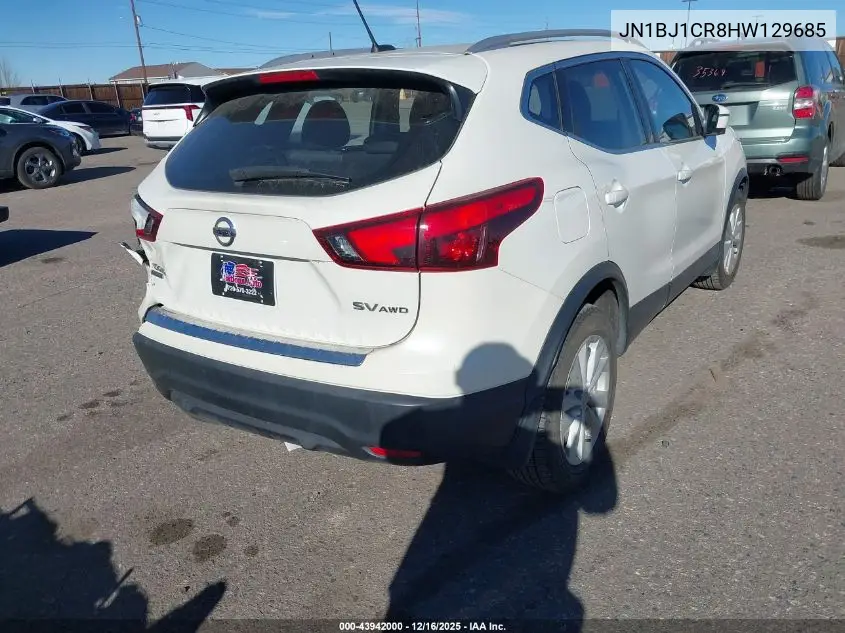 JN1BJ1CR8HW129685 2017 Nissan Rogue Sport Sv