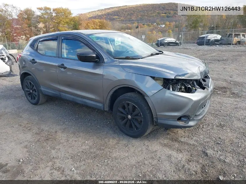JN1BJ1CR2HW126443 2017 Nissan Rogue Sport S