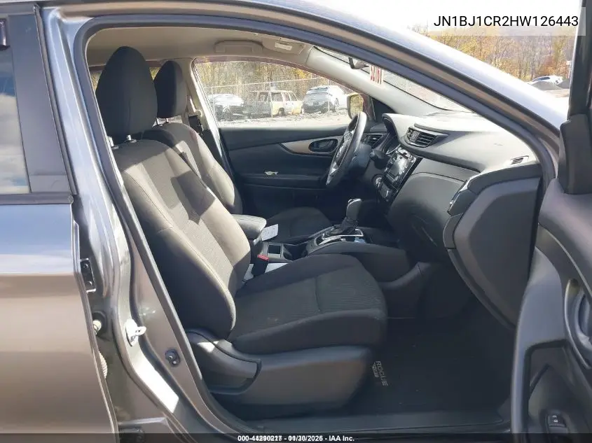 JN1BJ1CR2HW126443 2017 Nissan Rogue Sport S