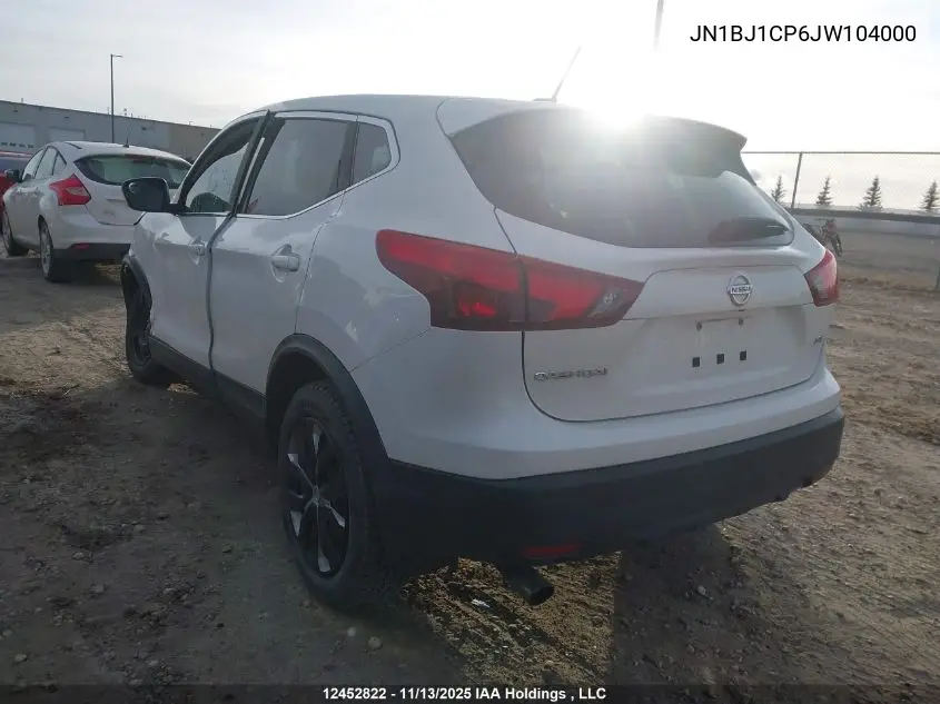 JN1BJ1CP6JW104000 2018 Nissan Rogue Sport S/Sv/Sl