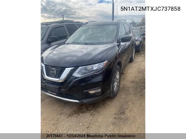 5N1AT2MTXJC737858 2018 Nissan Rogue Sv