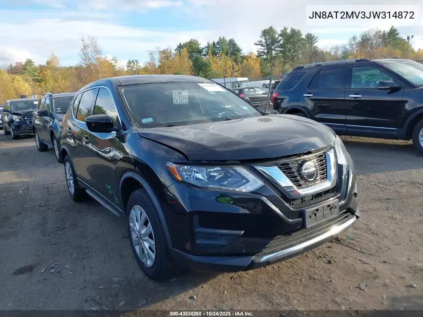 JN8AT2MV3JW314872 2018 Nissan Rogue S