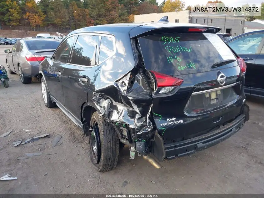 JN8AT2MV3JW314872 2018 Nissan Rogue S