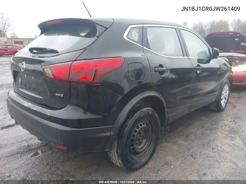 JN1BJ1CR0JW261409 2018 Nissan Rogue Sport S