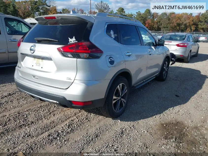 JN8AT2MT6JW461699 2018 Nissan Rogue Sl
