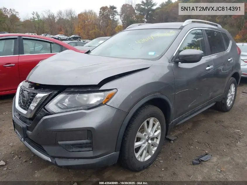5N1AT2MVXJC814391 2018 Nissan Rogue Sv