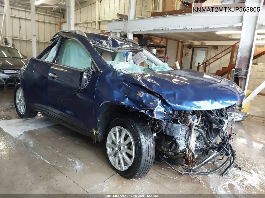 KNMAT2MTXJP563805 2018 Nissan Rogue Sv