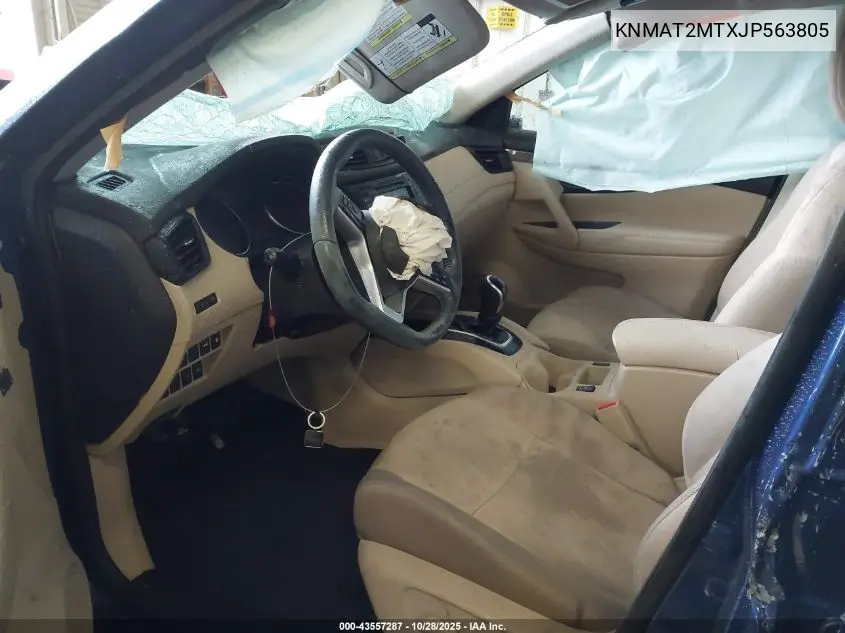 KNMAT2MTXJP563805 2018 Nissan Rogue Sv