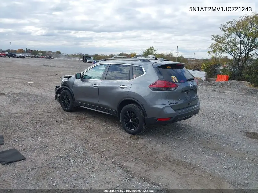 5N1AT2MV1JC721243 2018 Nissan Rogue Sv