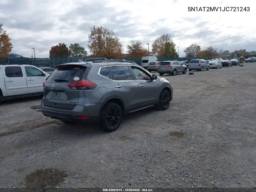 5N1AT2MV1JC721243 2018 Nissan Rogue Sv