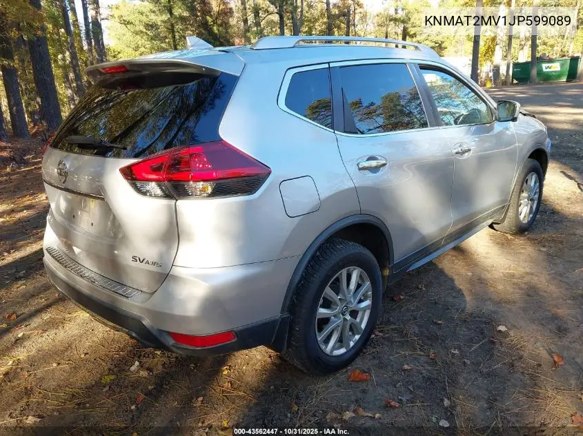 KNMAT2MV1JP599089 2018 Nissan Rogue Sv