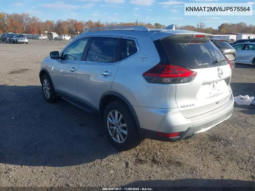 KNMAT2MV6JP575564 2018 Nissan Rogue Sv