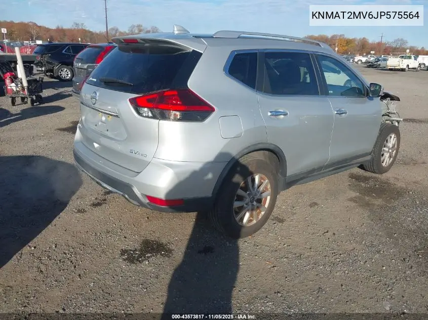 KNMAT2MV6JP575564 2018 Nissan Rogue Sv