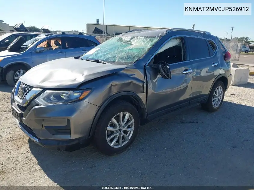 KNMAT2MV0JP526912 2018 Nissan Rogue Sv