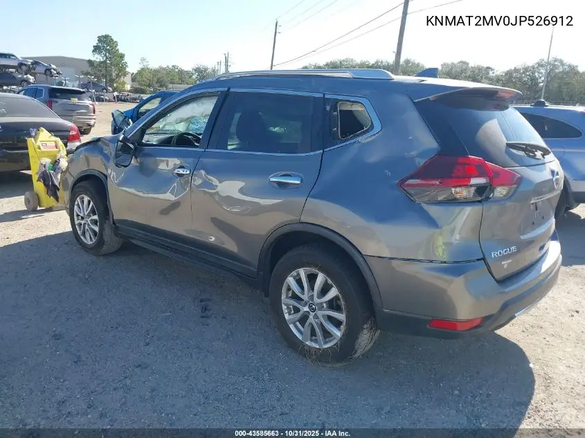 KNMAT2MV0JP526912 2018 Nissan Rogue Sv