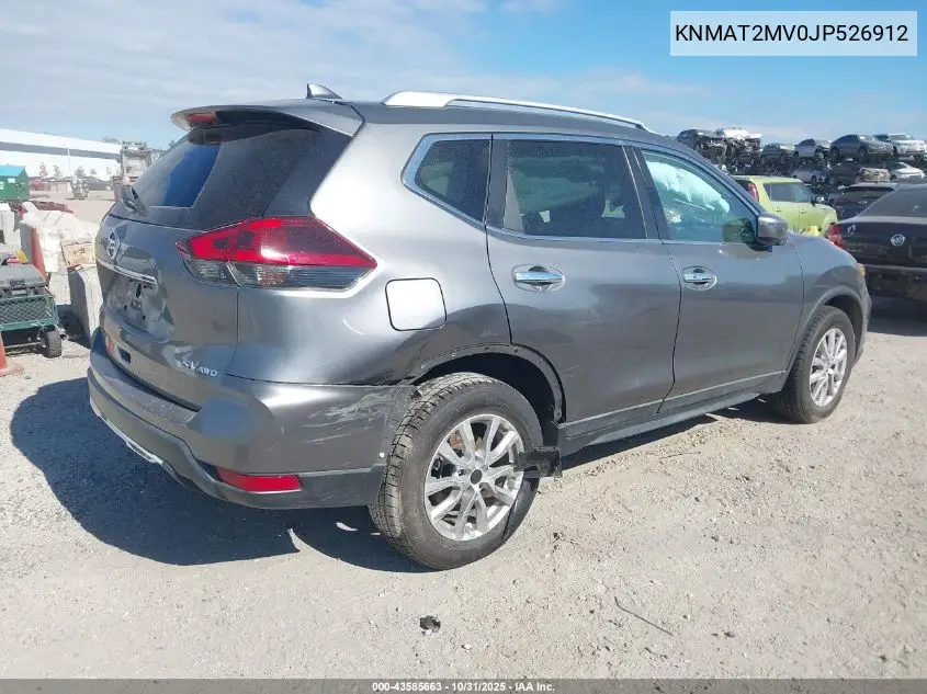 KNMAT2MV0JP526912 2018 Nissan Rogue Sv