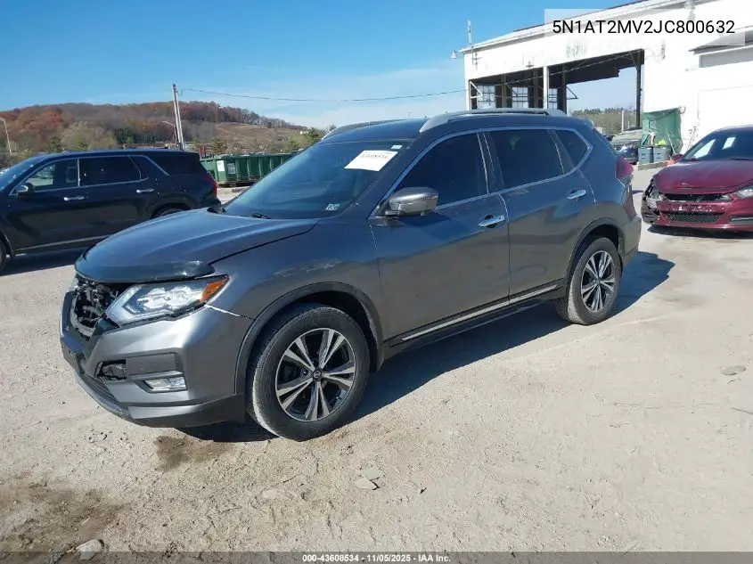5N1AT2MV2JC800632 2018 Nissan Rogue Sl