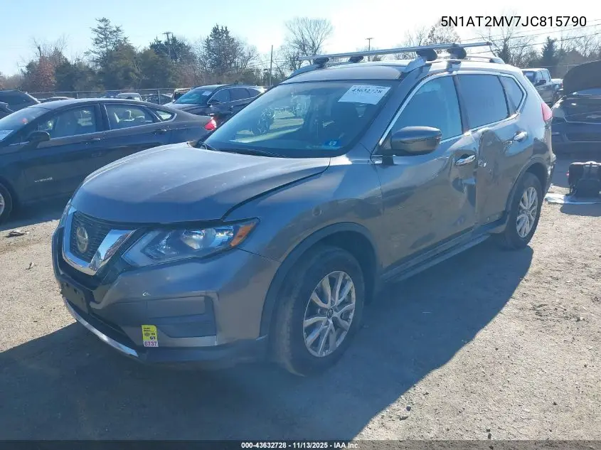 5N1AT2MV7JC815790 2018 Nissan Rogue Sv