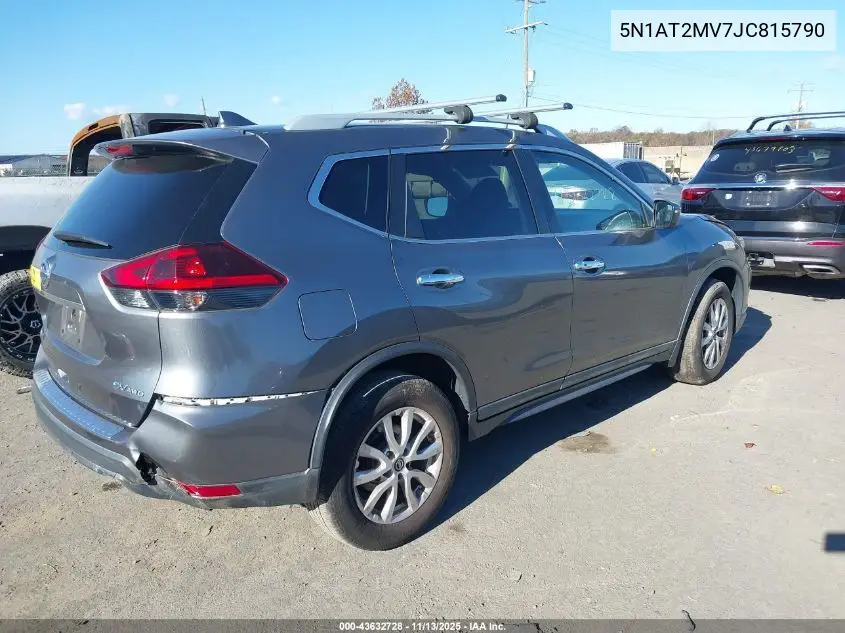 5N1AT2MV7JC815790 2018 Nissan Rogue Sv
