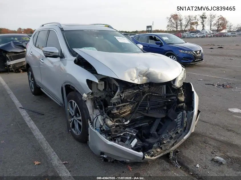 5N1AT2MV6JC839465 2018 Nissan Rogue Sl